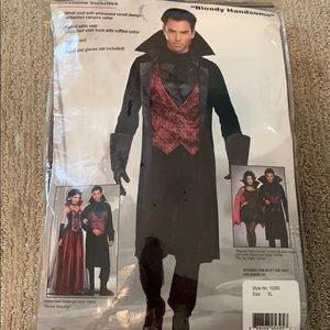 Brand new Men vampire costume